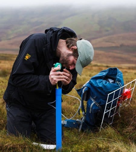 Water loggers at Wasdale help us track changes in water levels.